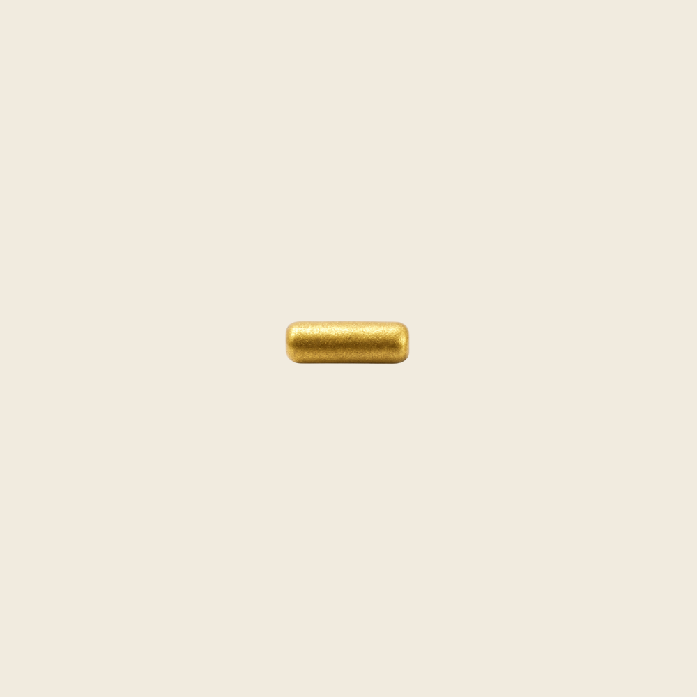 Pingente de Pulseira Letras em Ouro Amarelo
