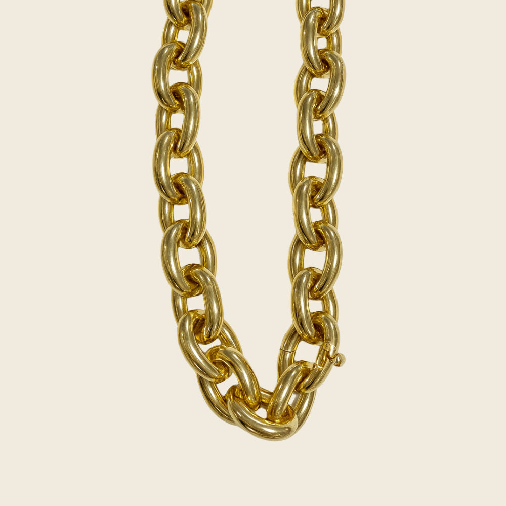 Colar Elos em Ouro Amarelo