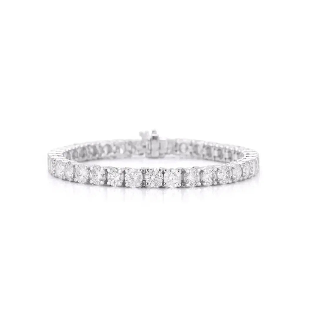Pulseira Riviera Clássica de Diamantes-JJ Diamond