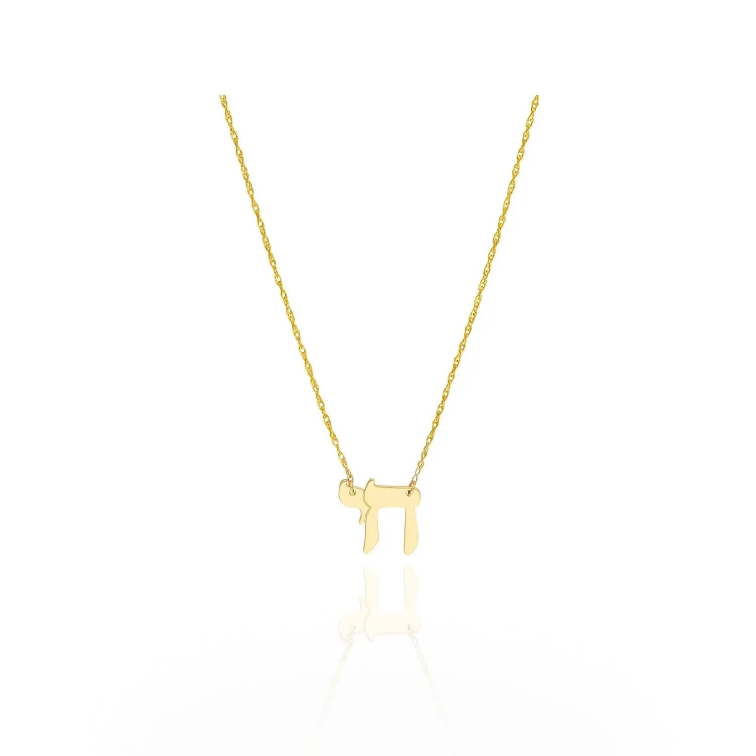 Colar Chai Dourado – Símbolo da Vida-JJ Diamond