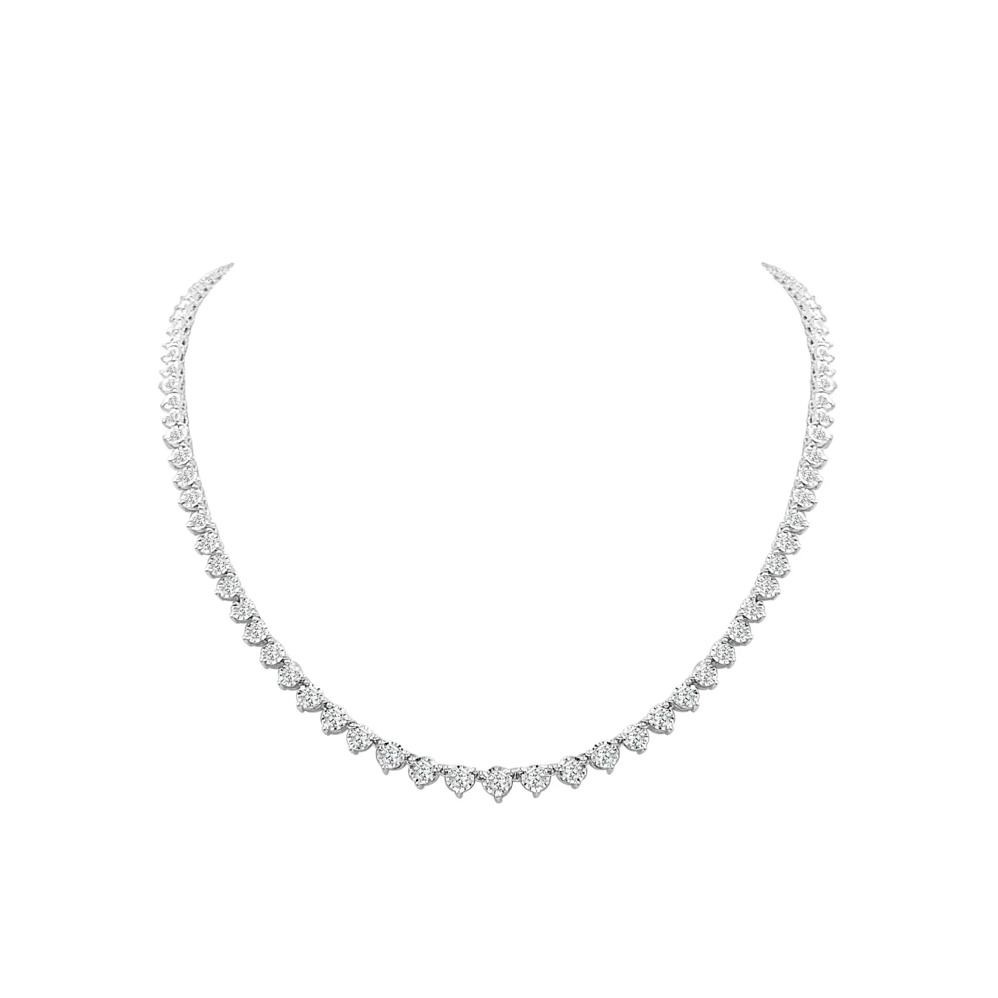 Colar Riviera Mylene com Diamantes Graduados-JJ Diamond