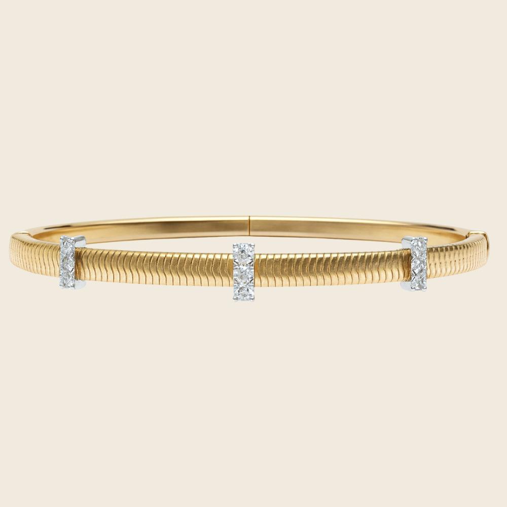 Pulseira em Ouro Amarelo e Diamantes