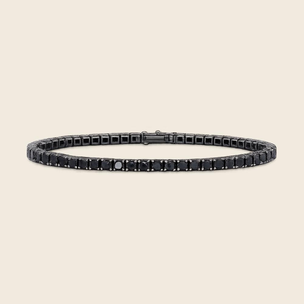 Pulseira Riviera em Diamante Negro