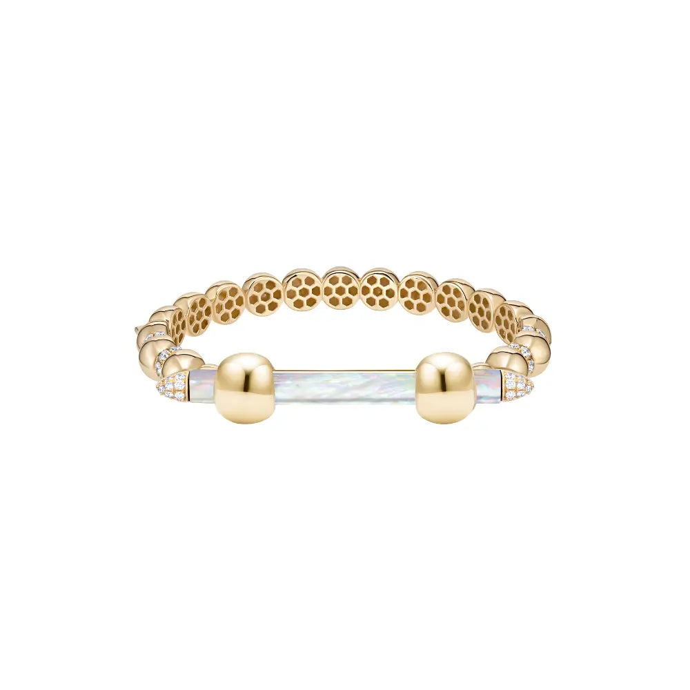 Bracelete de Ouro Amarelo-JJ Diamond