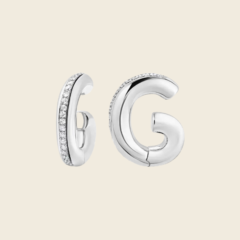 Ear Cuff em Ouro e Diamantes