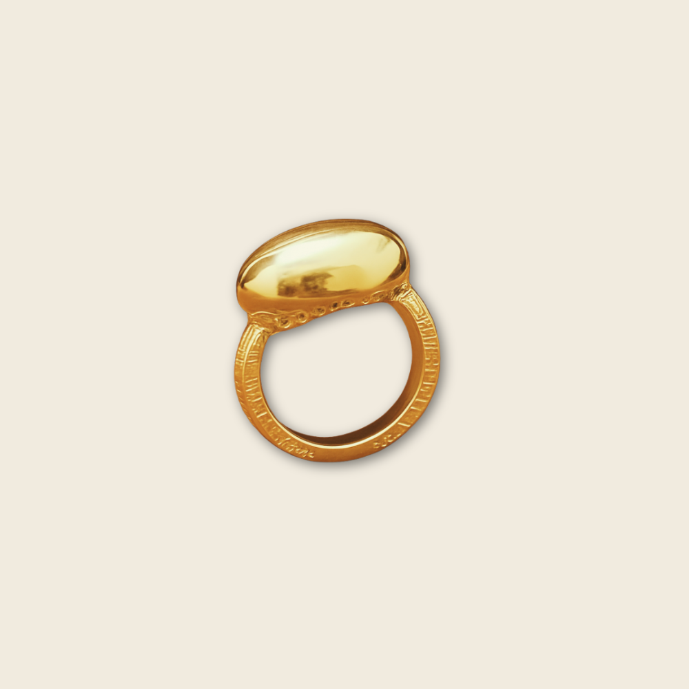 Anel Trama GoGold em Ouro Amarelo