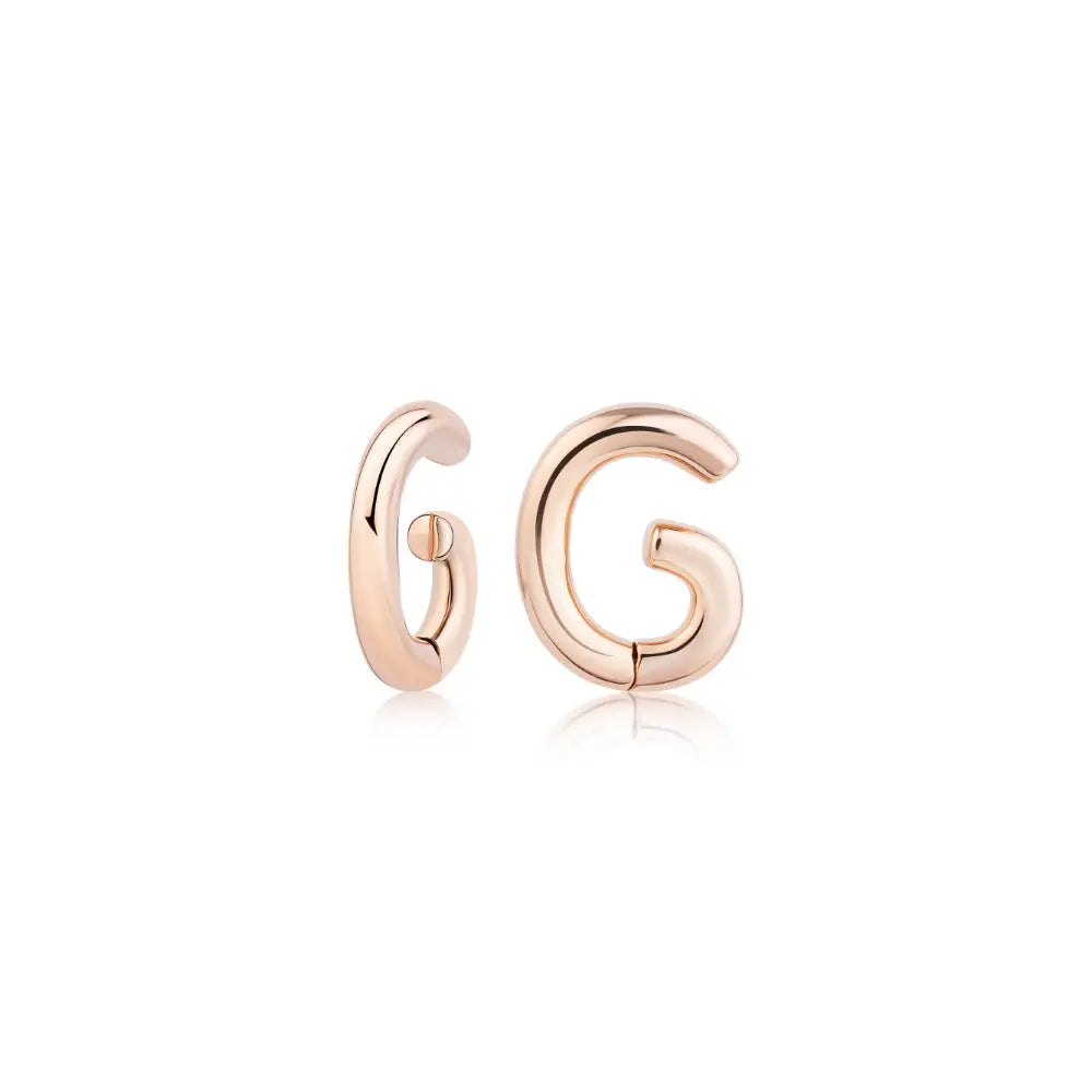 Brincos Ear Cuffs de Ouro-JJ Diamond