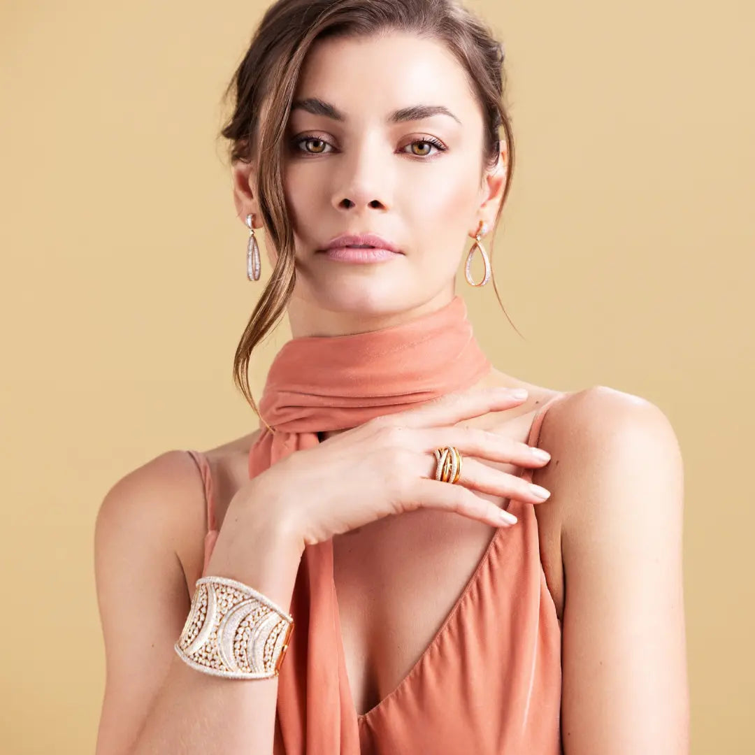 Bracelete de Diamante Pavê -JJ Diamond