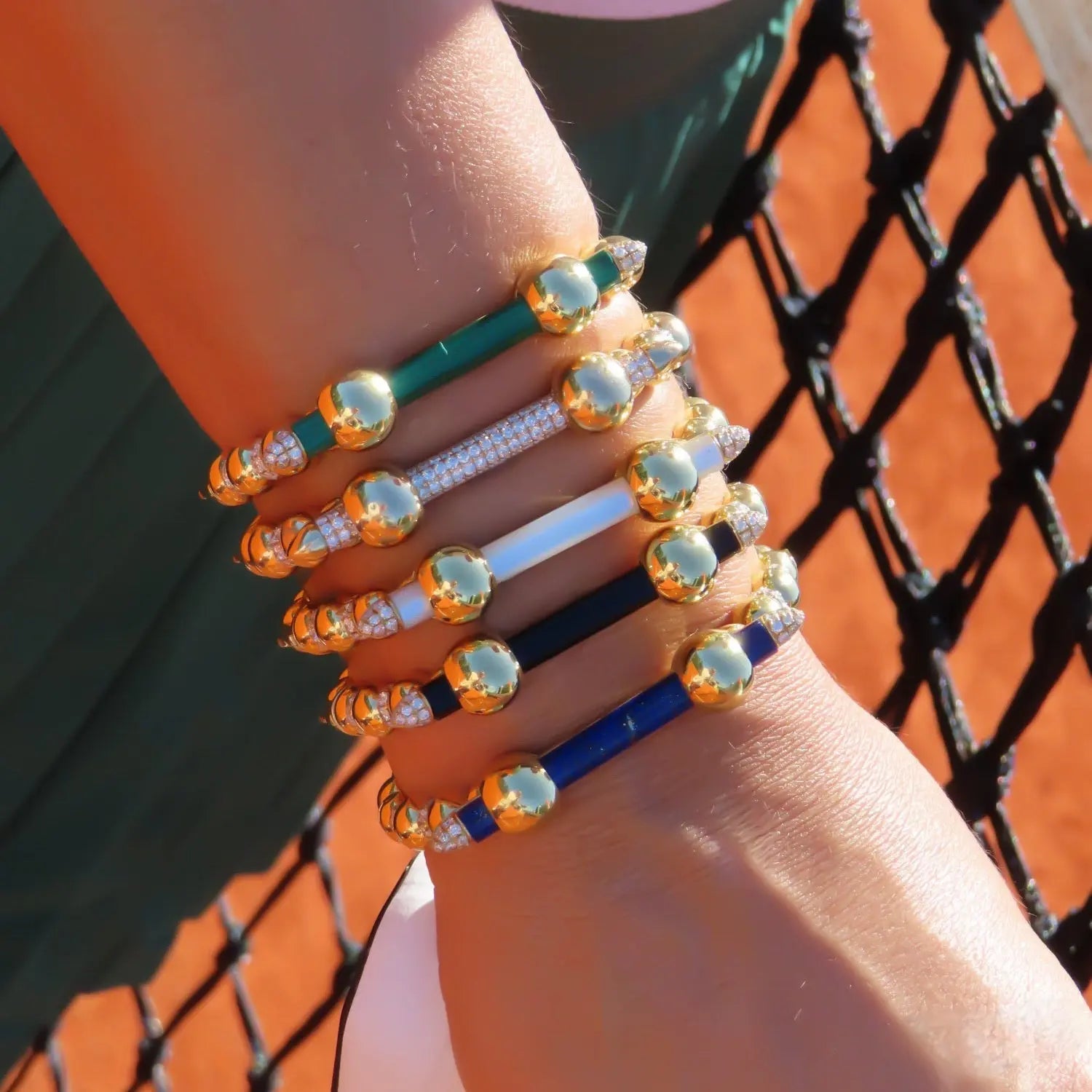 Bracelete de Ouro Amarelo-JJ Diamond