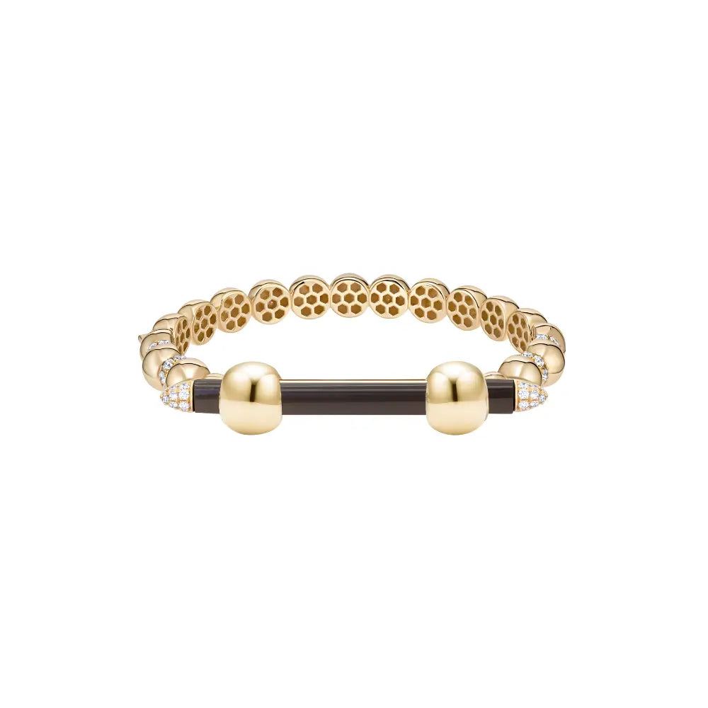 Bracelete de Ouro Amarelo-JJ Diamond